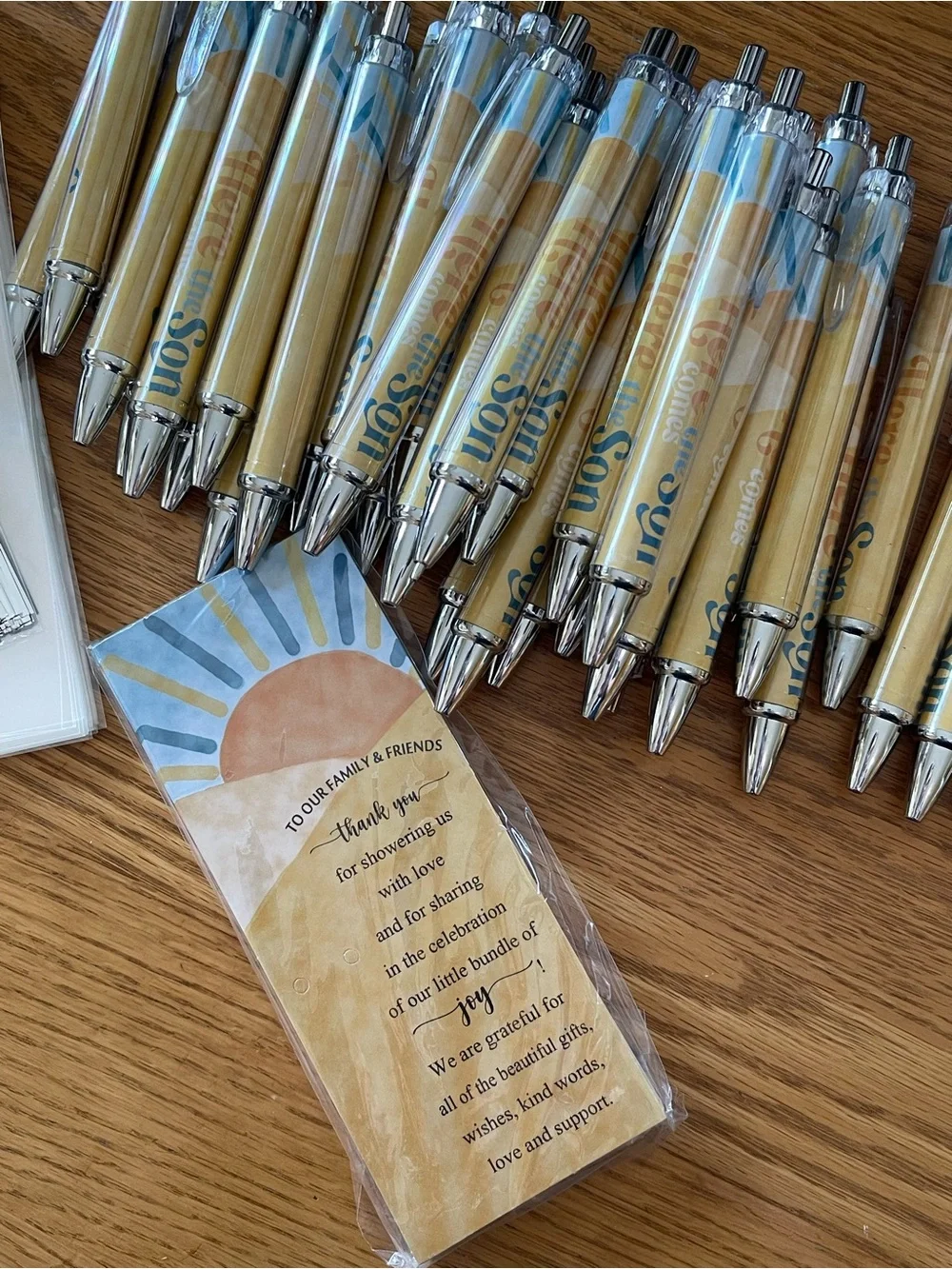 Baby Boy Shower Favors- Here Comes the Son🌼 NWT